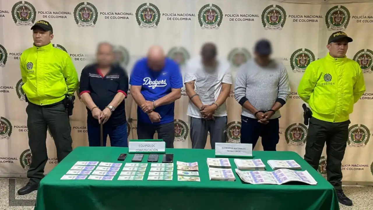 Desmantelan grupo delincuencial señalado de falsificar dólares y pesos colombianos