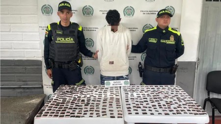 Policía captura en Medellín a un hombre con más de 400 dosis de estupefacientes