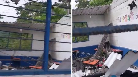 Emergencia en Colegio de Apartadó fue atendida: trabajan para que el techo esté listo antes de que acaben las vacaciones Colapsó el techo de una escuela rural en San José de Apartadó