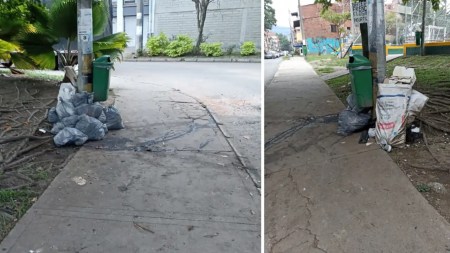 Vecinos de San Fernando, Itagüí, denuncian acumulación de basuras y deterioro de las calles