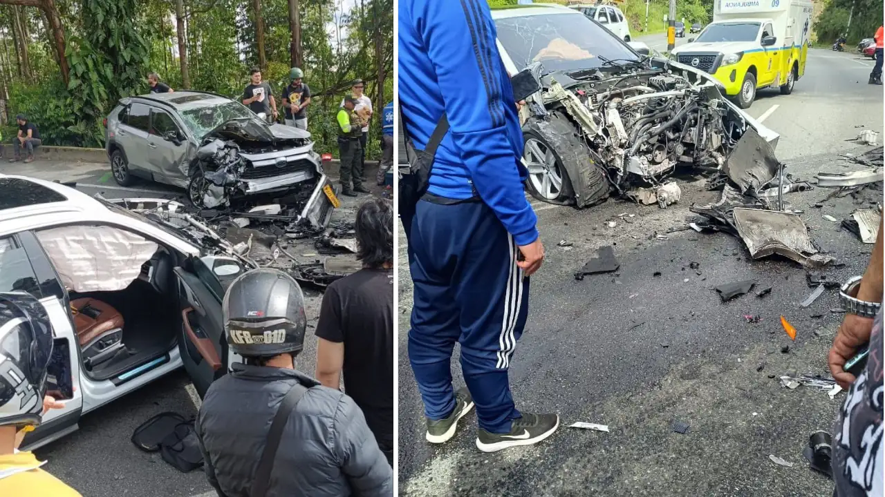 Tres lesionados tras aparatoso accidente en la Av. Las Palmas
