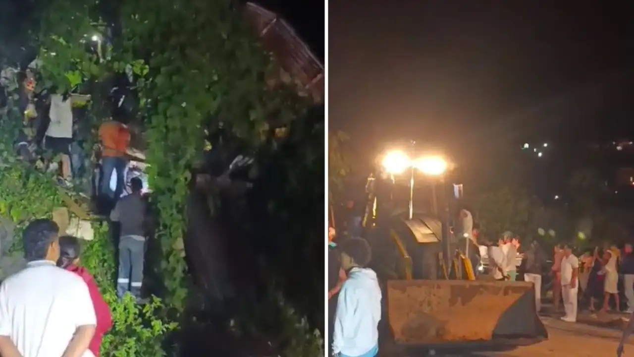 Derrumbe cayó sobre una casa en Cañasgordas. Tres personas quedaron atrapadas