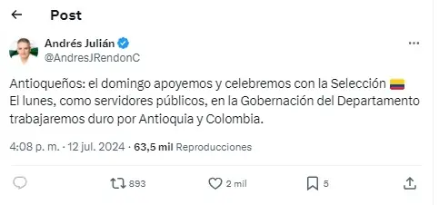 El ex gobernador encargado de Antioquia, Luis Fernando Suárez, oficializó su aspiración a la gobernación del departamento, lo hará por firmas.