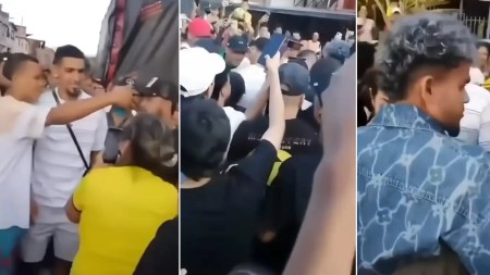 Daniel Muñoz, Luis Díaz y Kevin Castaño estuvieron de visita en Bello