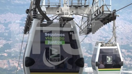 Metrocable fuera de servicio por fuertes precipitaciones hoy 16 de octubre en la tarde