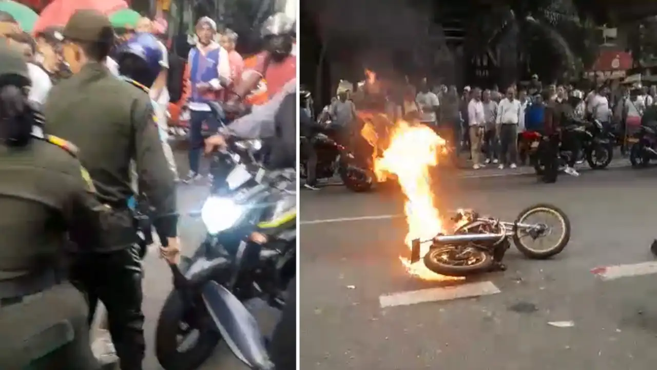 Presuntos ladrones que huían, tras el robo de un celular, chocaron con un bus por la Av. Oriental