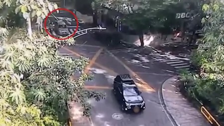 Quedó grabada la huida de los presuntos asesinos del ciudadano mexicano en Medellín