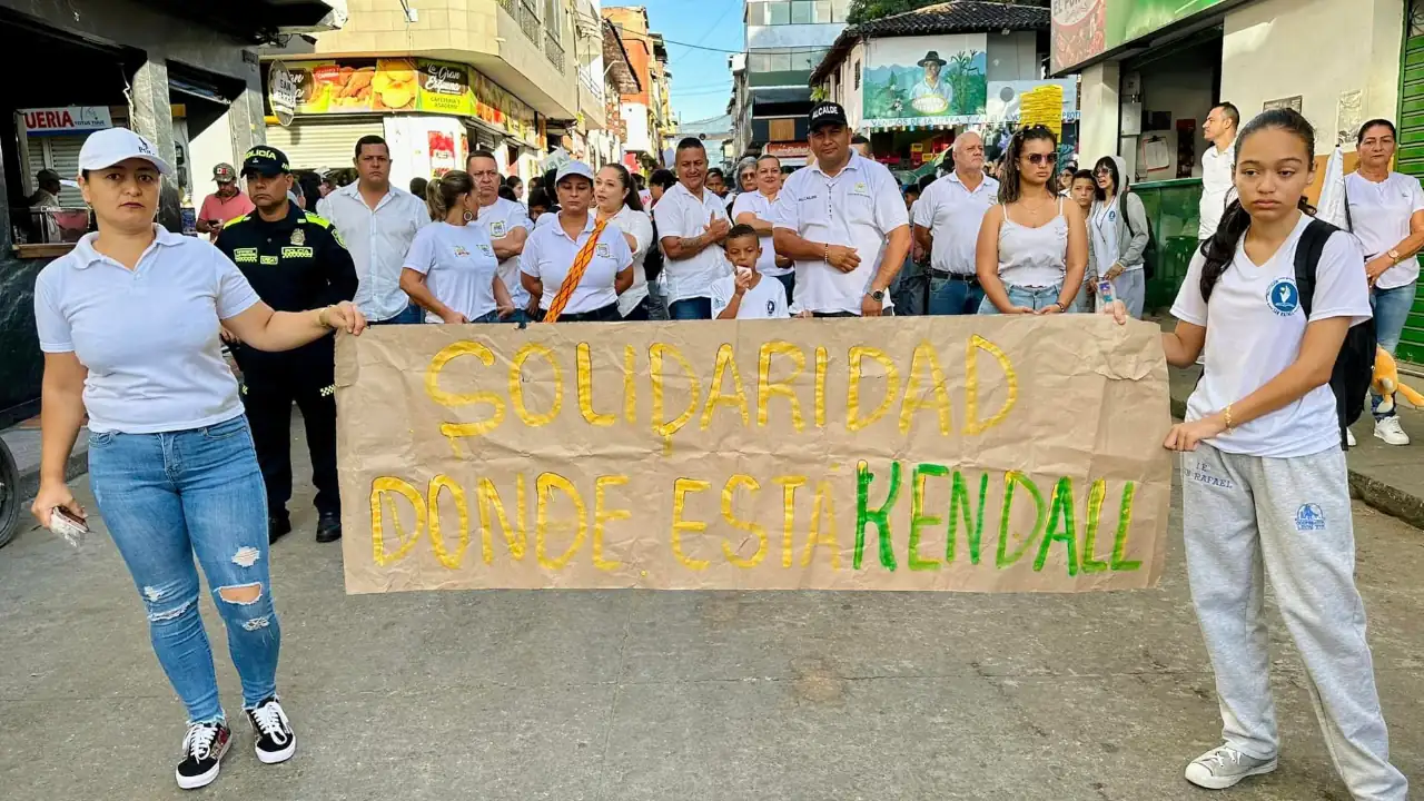 San Rafael se une en oración y marcha tras la desaparición de la pequeña Kendall Stephany