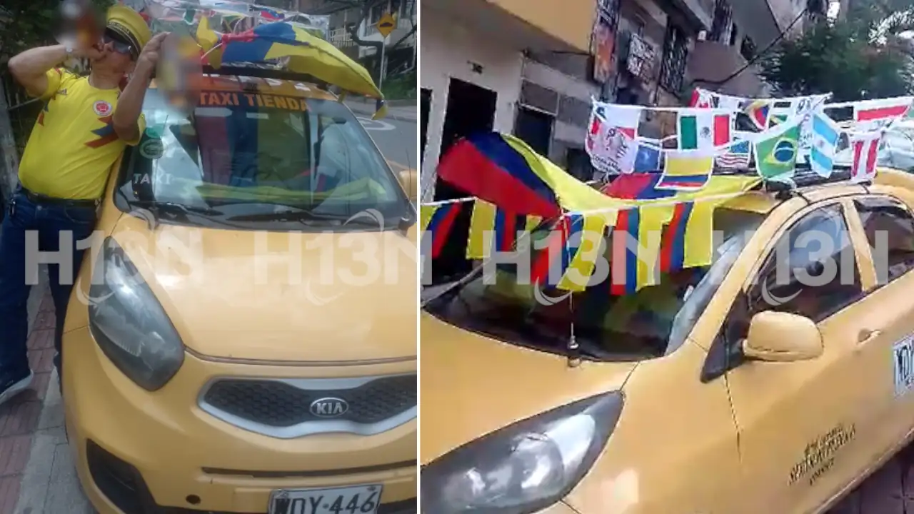 El taxista paisa con corazón tricolor: Uriel Zuluaga refleja la pasión por ‘la sele’ en su taxi El taxista paisa con corazón tricolor: Uriel Zuluaga refleja la pasión por ‘la sele’ en su taxi