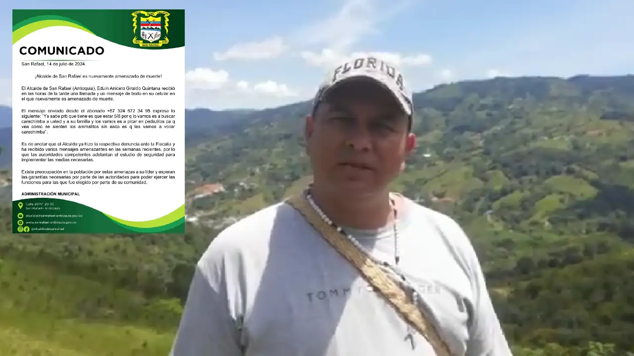 ¡Atención! Amenazaron de muerte al alcalde del municipio de San Rafael amenzas-alcalde-sanrafael