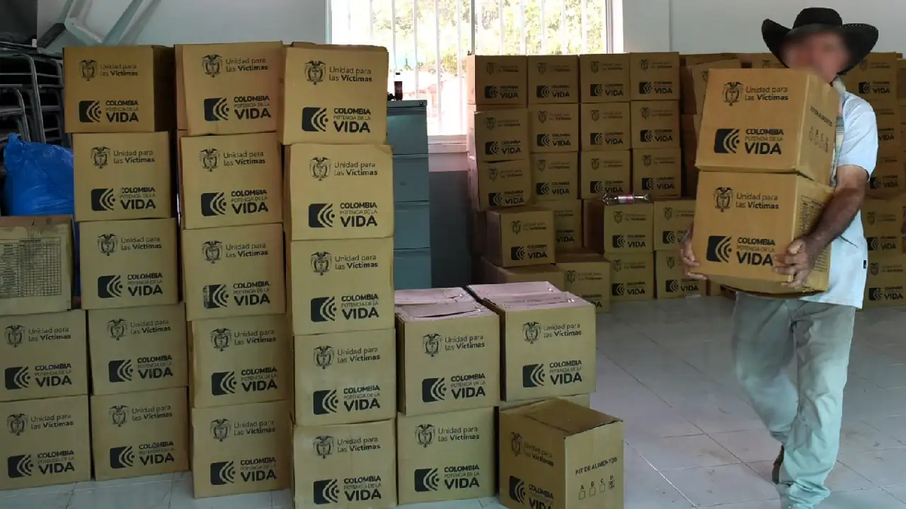 Familias de El Bagre recibieron 150 toneladas en víveres por parte de la Unidad para las Víctimas 1 ayuda-humanitaria-elbagre1