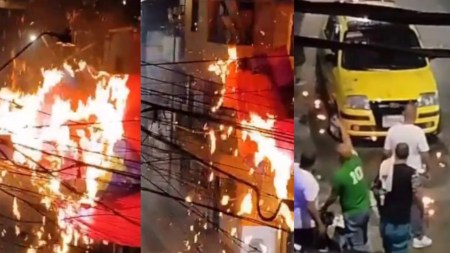 globo de mecha en Manrique