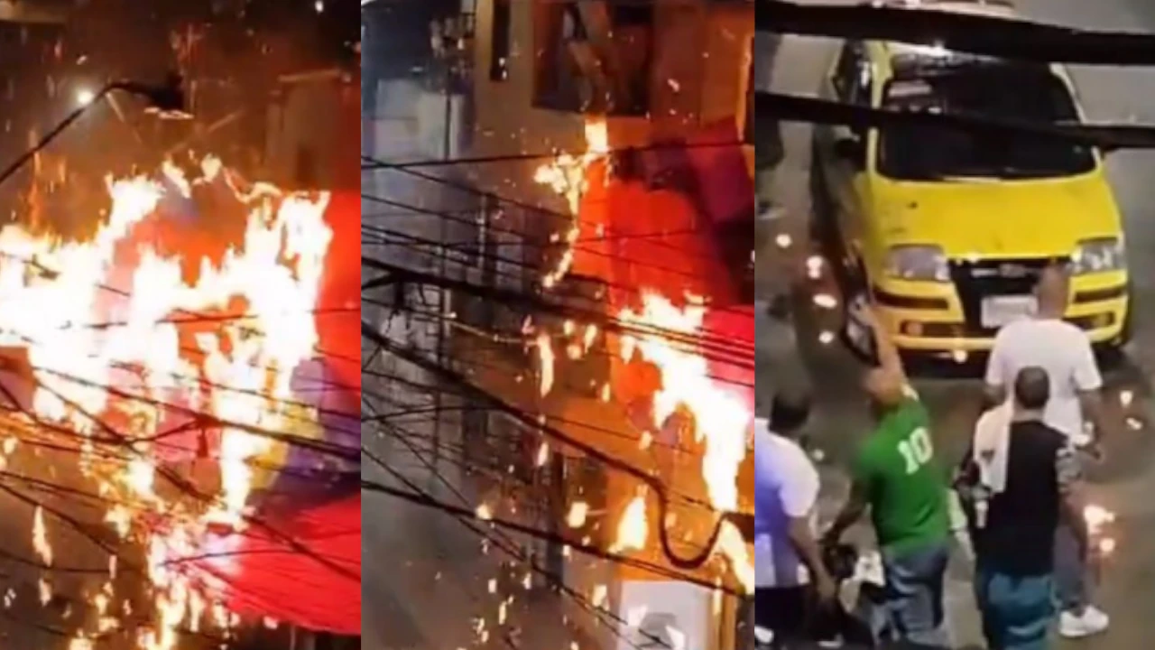 globo de mecha en Manrique