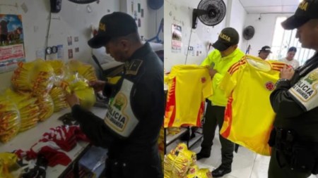 incautación de camisas de la Selección
