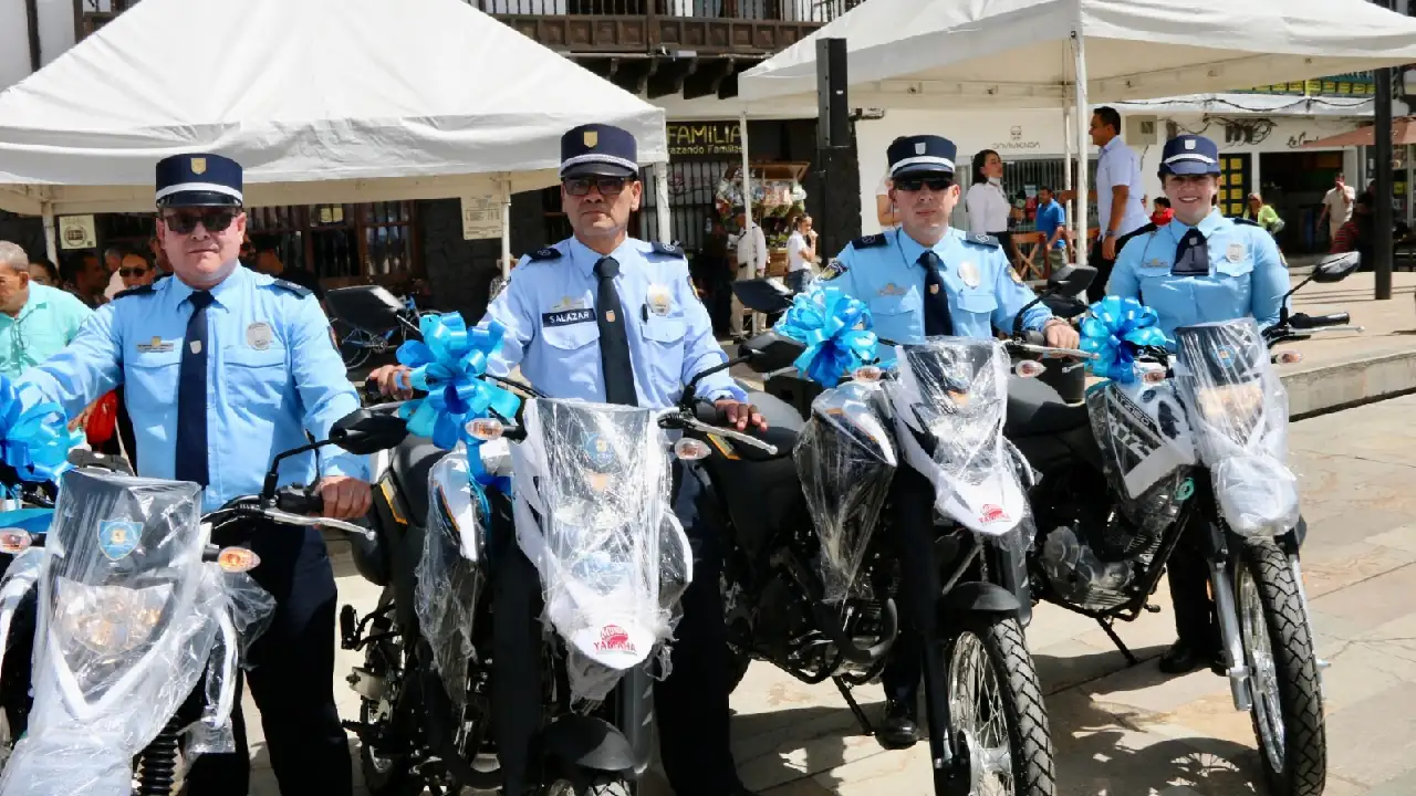 Con 4 nuevas motocicletas, el tránsito de Rionegro buscará agilizar la atención de emergencias motos-rionegro