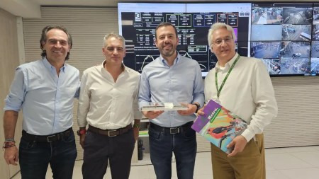 Alcalde de Bogotá, Carlos Fernando Galán, visitó el Metro de Medellín