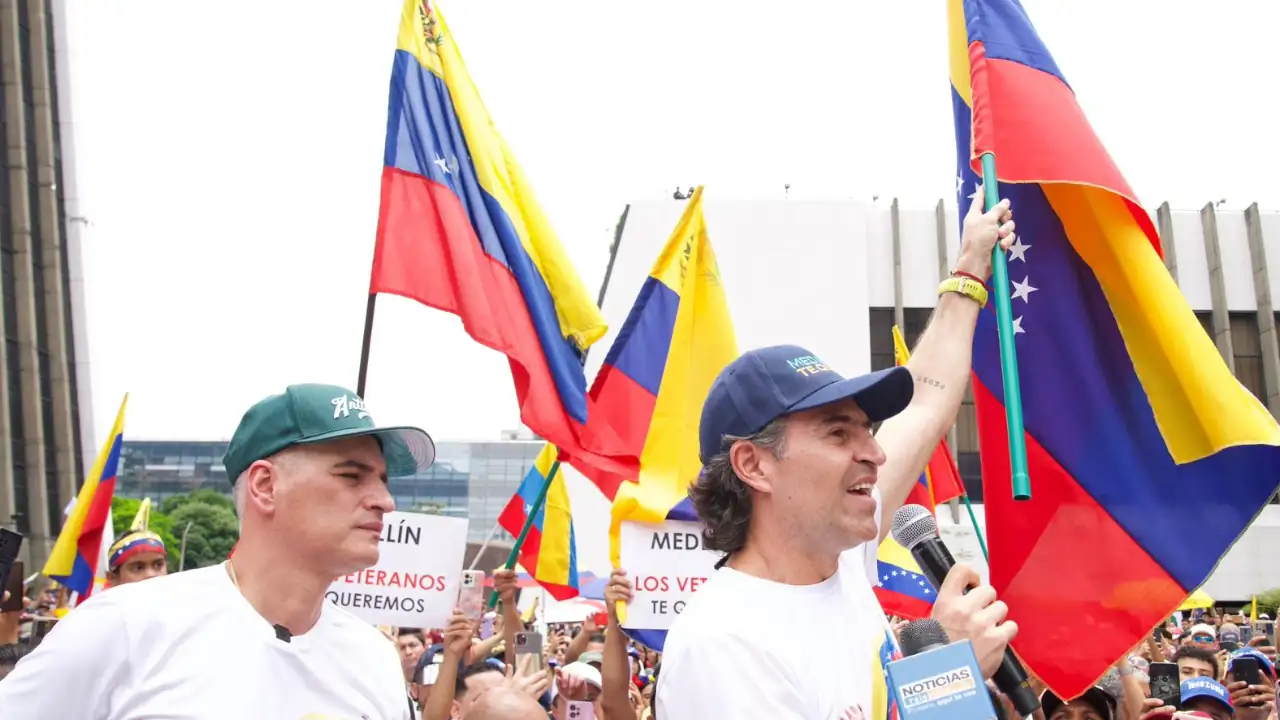 Federico Gutiérrez y Andrés Julián Rendón lideran apoyo a la libertad de Venezuela desde Medellín Federico Gutiérrez y Andrés Julián Rendón lideran apoyo a la libertad de Venezuela desde Medellín