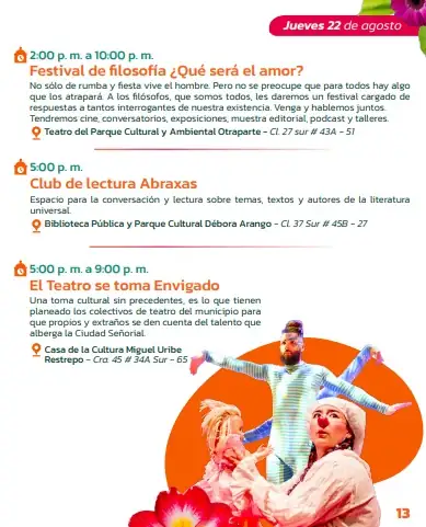 Agéndese para nueve días de celebración: Inician las Fiestas del Carriel 2024 en Envigado 11 Agéndese para nueve días de celebración: Inician las Fiestas del Carriel 2024 en Envigado