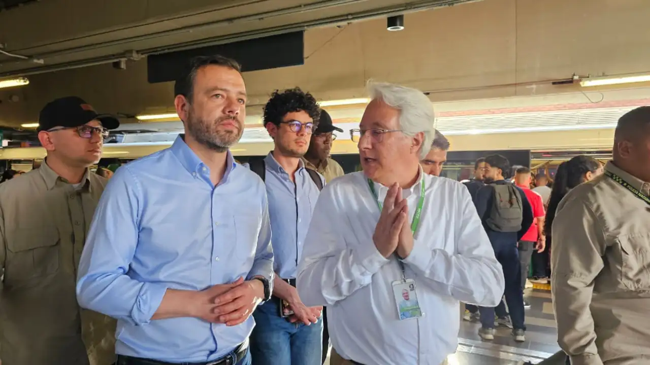 Alcalde de Bogotá, Carlos Fernando Galán, visitó el Metro de Medellín