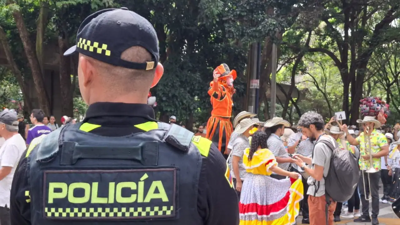 Policía acompaña los eventos de la Feria de las Flores 2024 programados para este sábado, 3 de agosto