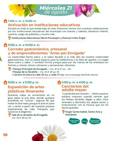 Agéndese para nueve días de celebración: Inician las Fiestas del Carriel 2024 en Envigado 8 Agéndese para nueve días de celebración: Inician las Fiestas del Carriel 2024 en Envigado