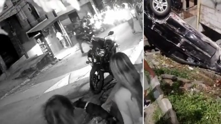 Impactante video del accidente en Aranjuez: carro descontrolado chocó contra una vivienda