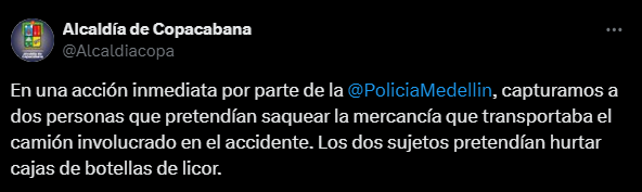 "Se ve un tránsito": tras accidente en la autopista Norte, varios "aprovecharon" para saquear el ron 1 Captura de pantalla 2024 08 13 141411