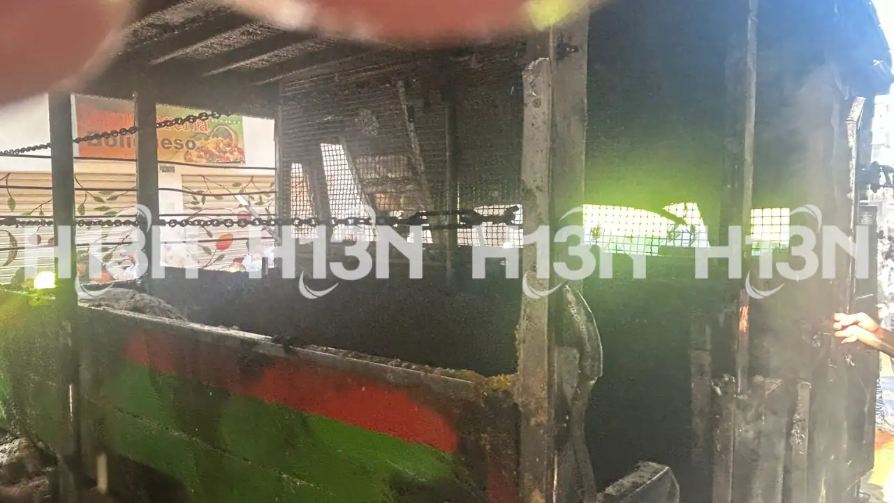 Tragedia en San Rafael, una mujer y un niño pierden la vida al incendiarse una chiva