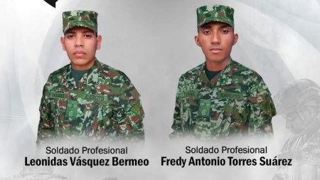 Dos soldados fueron asesinados por el ELN en Norte de Santander
