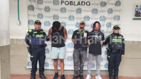 En El Poblado, Policía captura a dos estadounidenses y un venezolano que estarían encerrados con tres menores