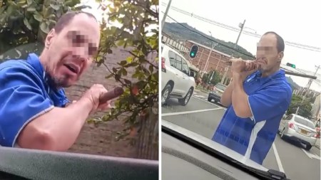 En Medellín, un violento golpeó un carro con menores de edad en su interior En Medellín, un violento golpeó un carro con menores de edad en su interior