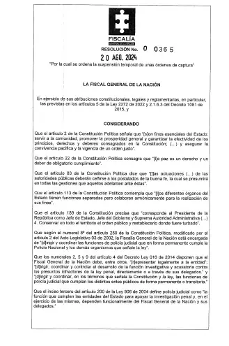 Fiscalía levanta órdenes de captura contra tres cabecillas del Clan del Golfo por solicitud del Gobierno de Petro