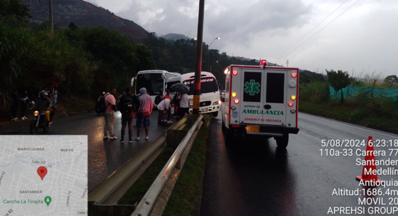 accidente Autopista Medellin bogota