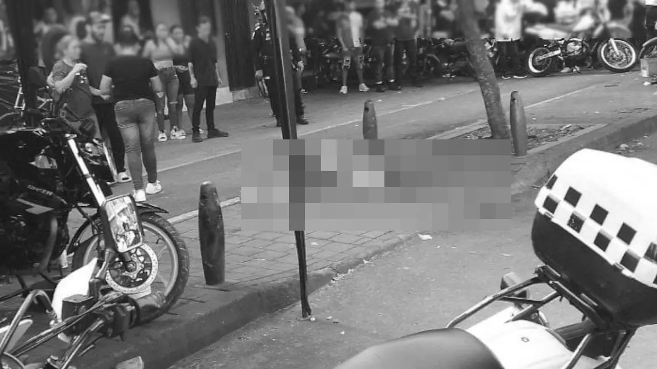 En Medellín, le quitan la vida a un hombre, al parecer, con un arma con silenciador