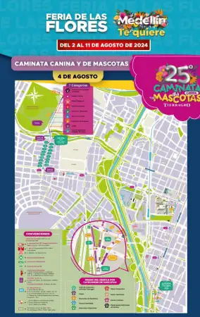 Programación de la Feria de las Flores para este domingo 4 de agosto de 2024