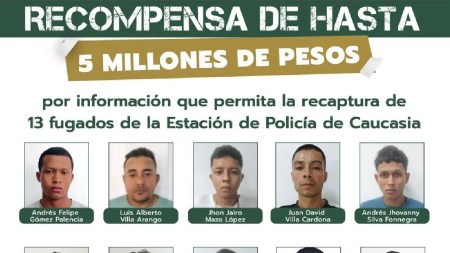 fuga presos caucasia recompensa