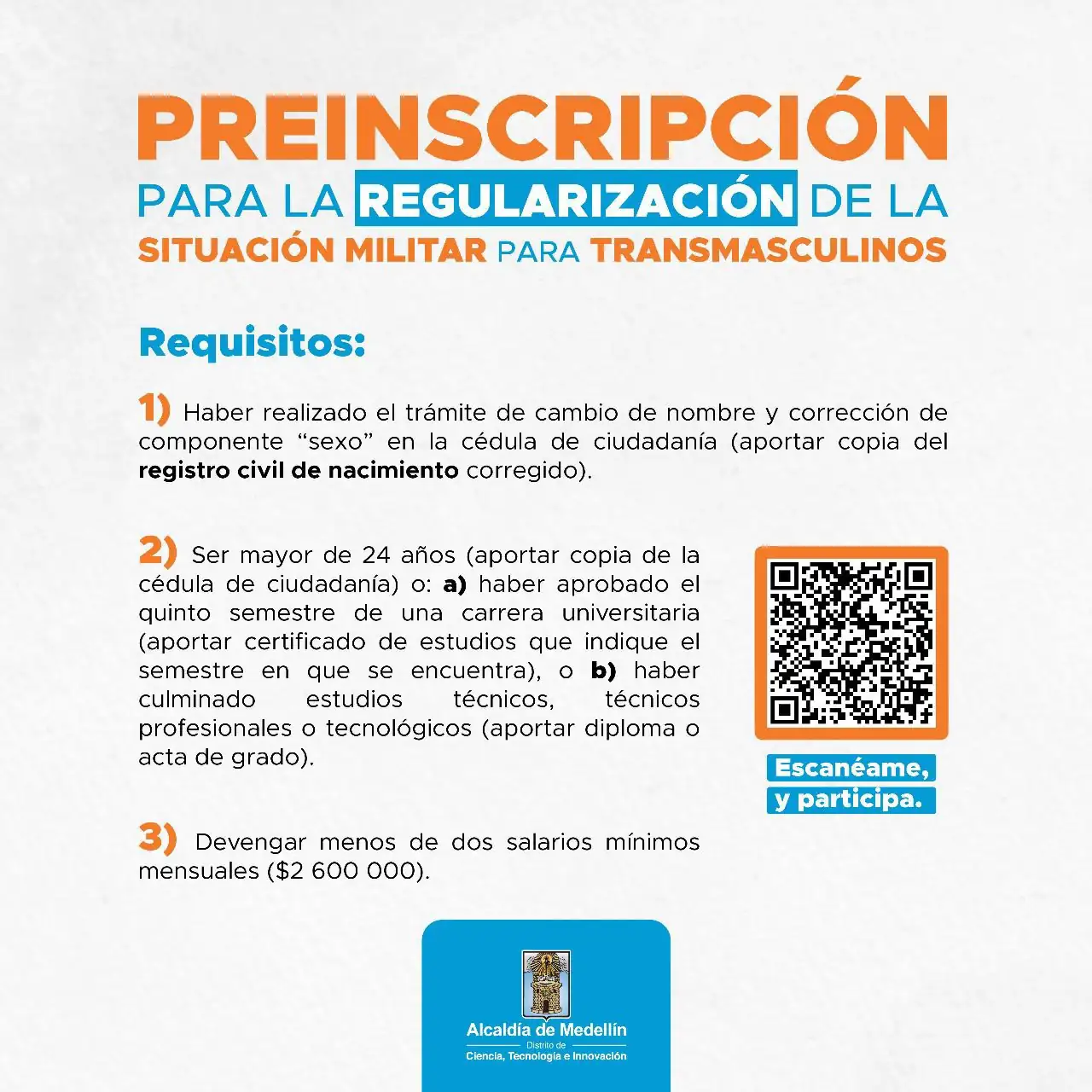 Hombres trans que estén pendientes de su situación militar recibirán asesoramiento 1 preinscripcion situacion militar5