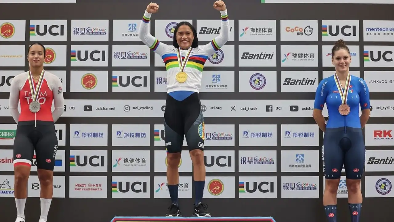 stefany cuadrado tricampeona mundial ciclismo
