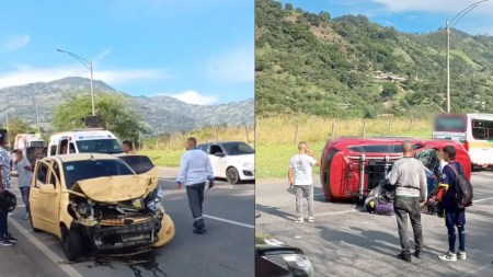 Taxista huyó luego de, presuntamente, causar un accidente en la vía Medellín - Llanos del Cuiva