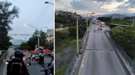 Fallece motociclista en la Av. Paralela de Medellín tras ser atropellado por un camión