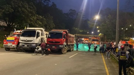 Paro camionero: actualización de los bloqueos en las vías en Antioquia y el Área Metropolitana