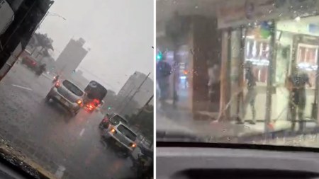Reportan granizada y lluvias intensas en el centro de Medellín