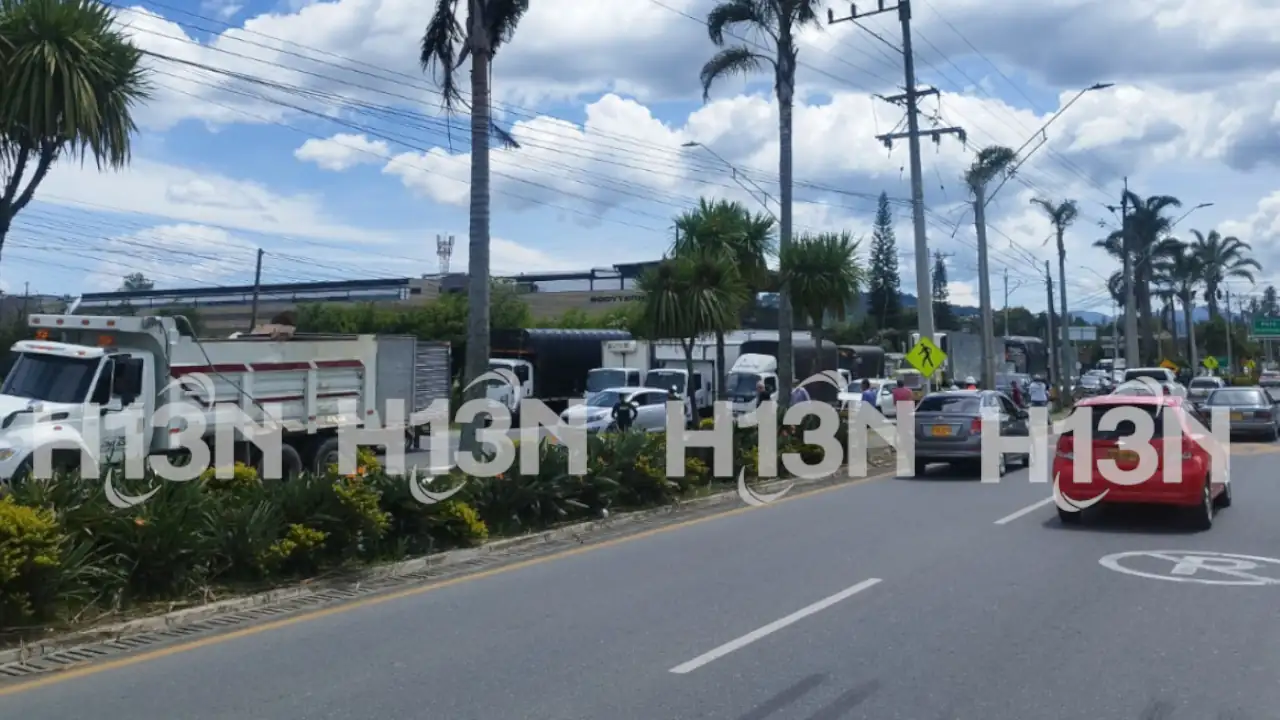 ¡Atención! Por paro de trasportadores en la vía Llanogrande – Rionegro sólo pasan particulares