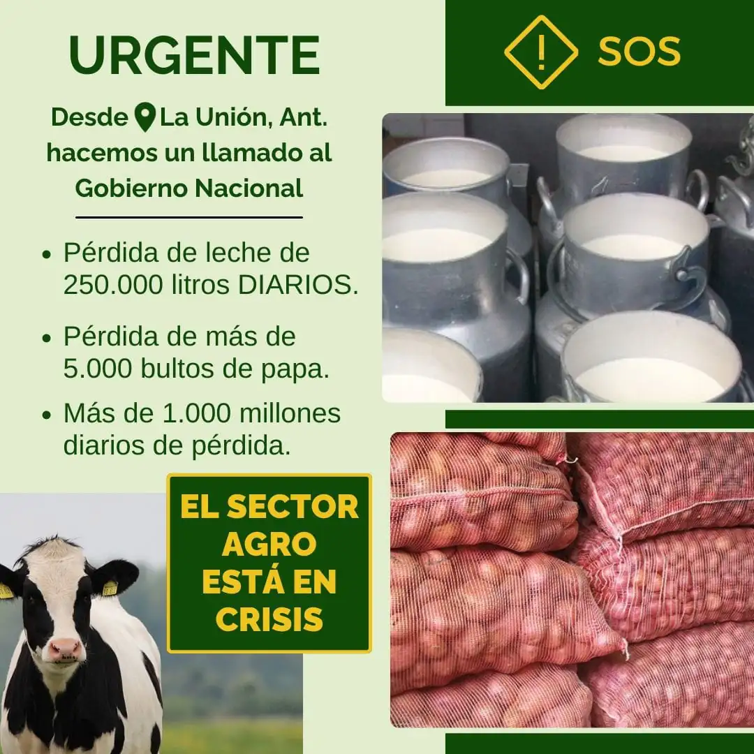 Agremiaciones de agricultores del municipio de La Unión alertan por pérdidas de cosechas debido al paro 1 perdida-cultivos-causa-paro-camioneros1