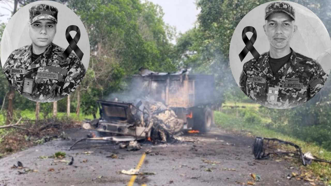 Condolencias a sus familiares: Bayron y Julián fueron los dos soldados que murieron en atentado en Arauca soldados atentado