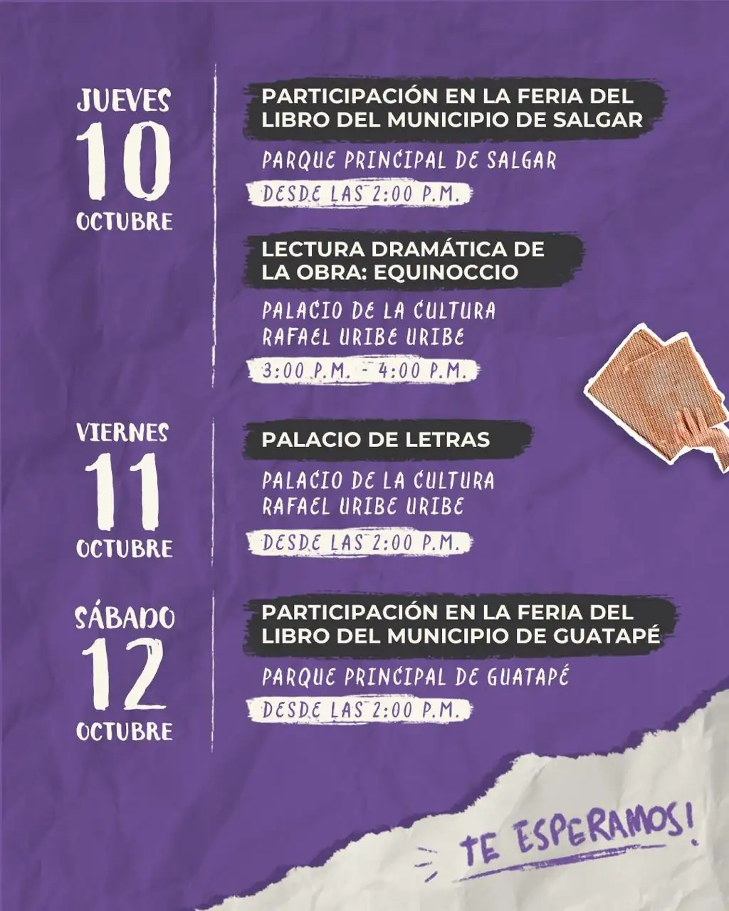 ¿Qué hacer en esta semana de receso escolar? El Instituto de Cultura y Patrimonio de Antioquia tiene agenda de eventos