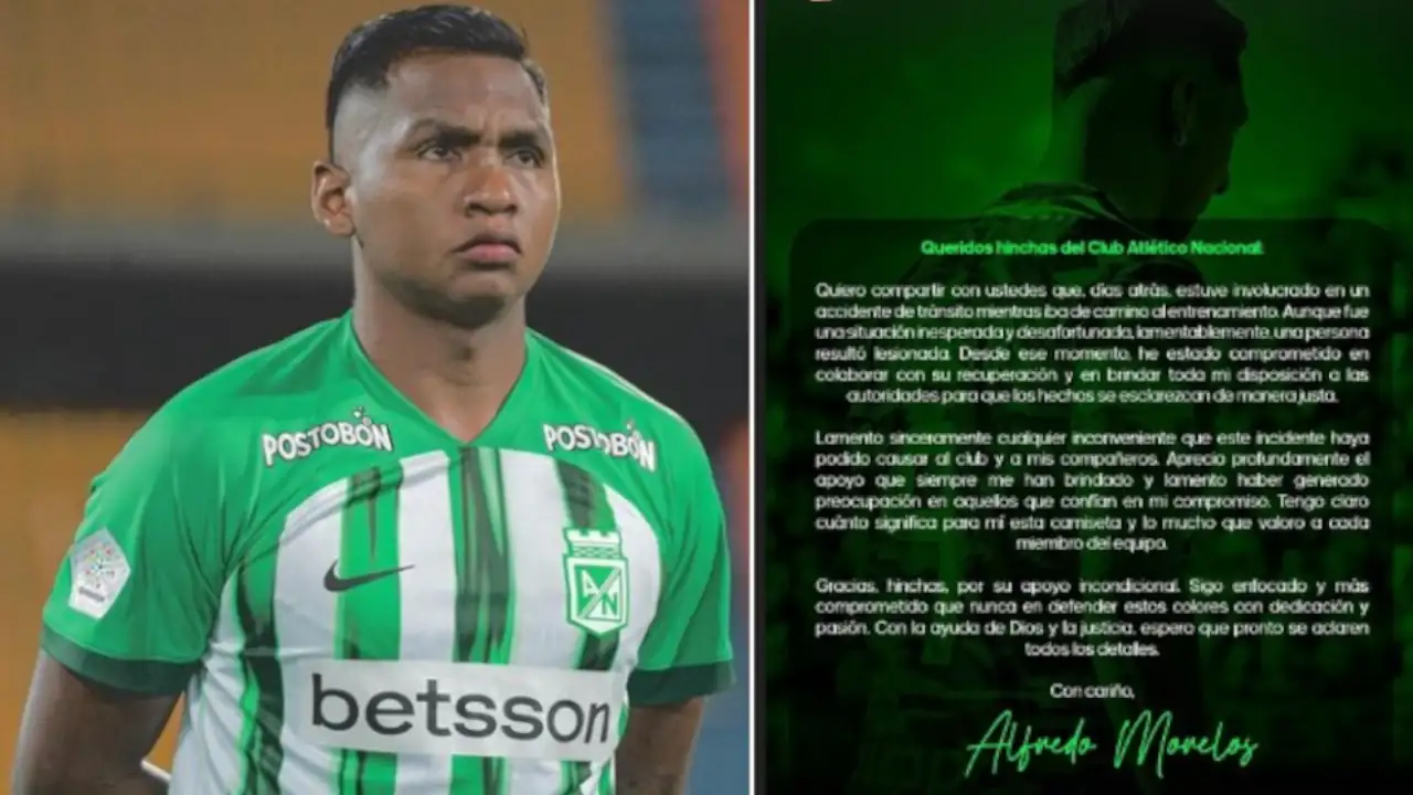 Alfredo Morelos se disculpa tras accidente: “lamento sinceramente cualquier inconveniente que este incidente haya podido causar” Alfredo Morelos se disculpa tras accidente: “Lamento sinceramente cualquier inconveniente que este incidente haya podido causar”