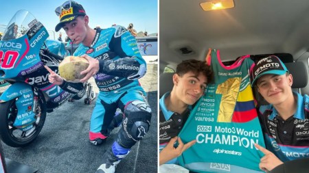 Himno colombiano se escuchó fuerte en Japón: David Alonso es campeón del MotoGP 3 Himno colombiano se escuchó fuerte en Japón: David Alonso es campeón del MotoGP 3