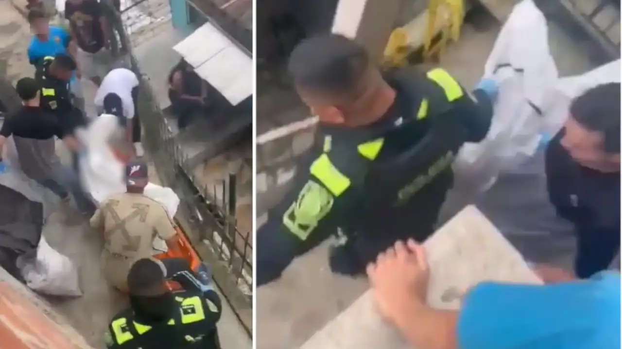 Hombre pierde la vida al caer mientras, presuntamente, descargaba costales en una quebrada en Manrique