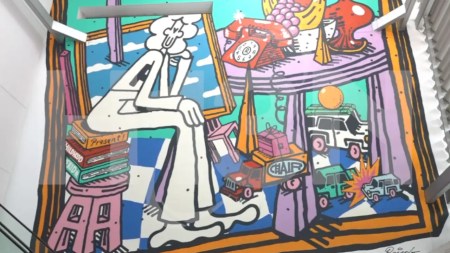 ‘¿Y si volvemos a ser niños?’ , el mural de Rendo The Kid que explora el arte y el niño interior en la sociedad actual Mural-rendo-ovied